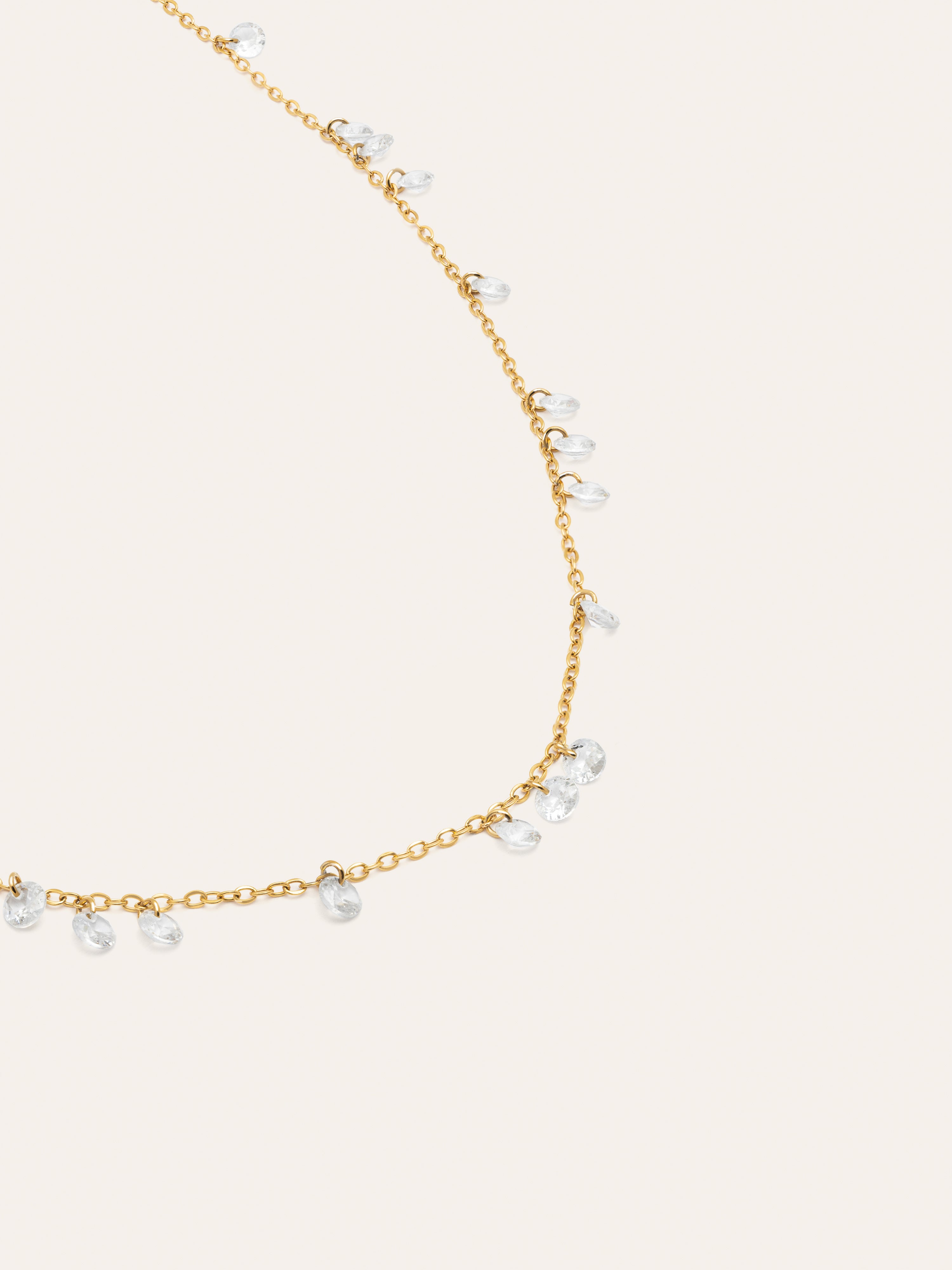 Starlight Stainless Steel Gold Necklace