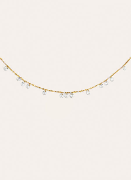 Starlight Stainless Steel Gold Necklace
