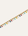 Collar Swing Dots Colors Enamel Acero Baño Oro