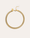 Tape Choker Steel Gold