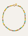 Collar Tarifa Acero Baño Oro