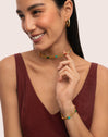 Choker Tape Stones Aço Banho de Ouro