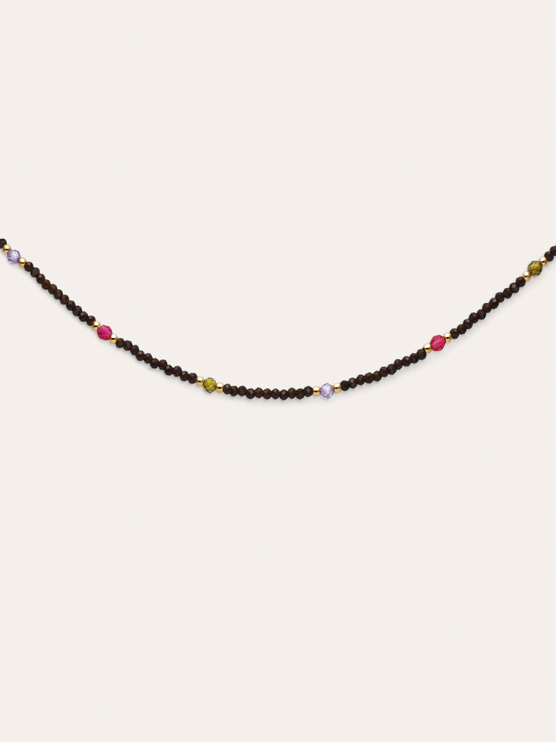 Collar Winter Glam Acero Baño Oro