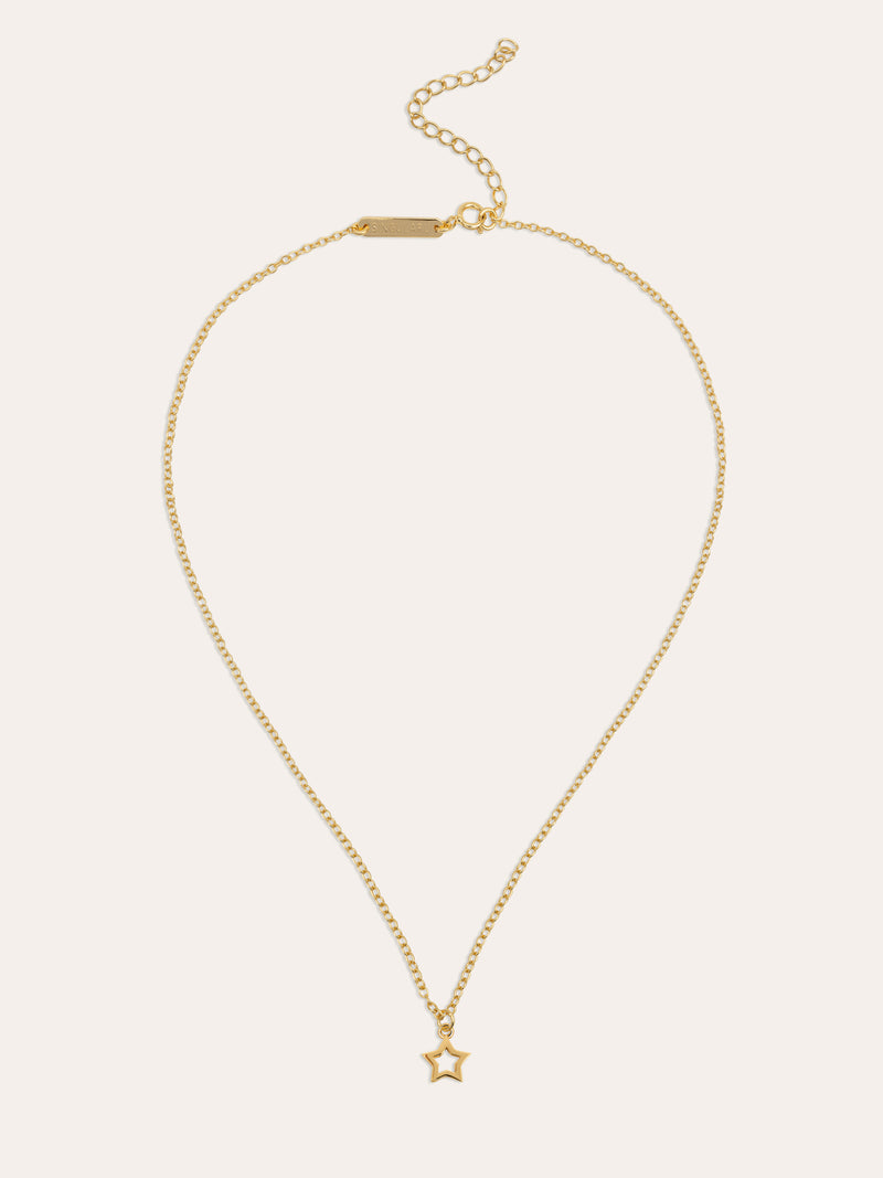Collar You're a Star Plata Baño Oro