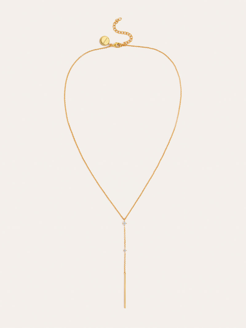 Collana Y Sparks Stick placcata in oro