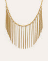 Halskette Zafira Champagne Stahl mit 18kt Goldbeschichtung