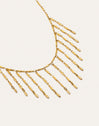 Collar Zafira Acero Baño Oro