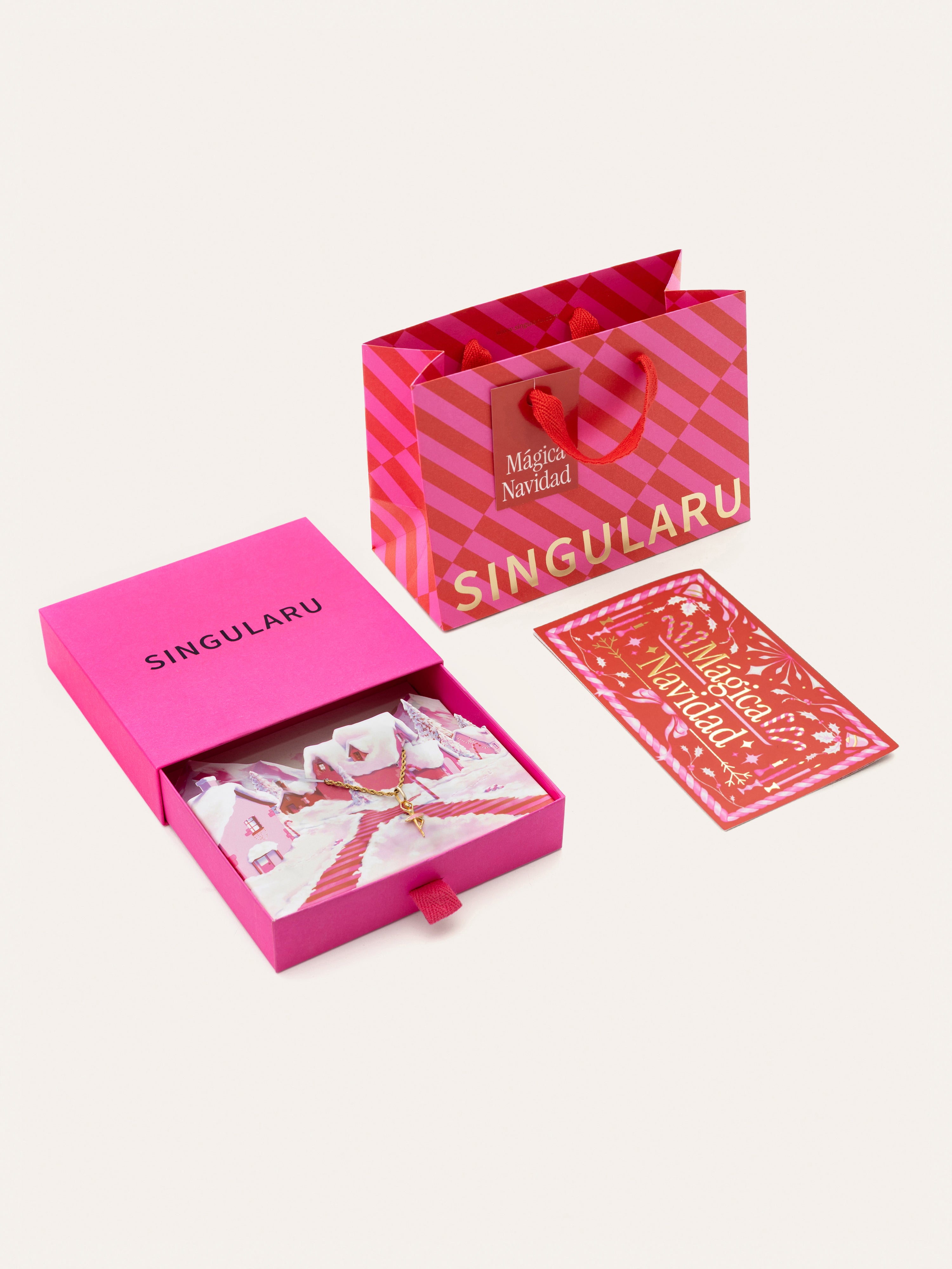 Cofre Regalo Bailarina Mágica Navidad