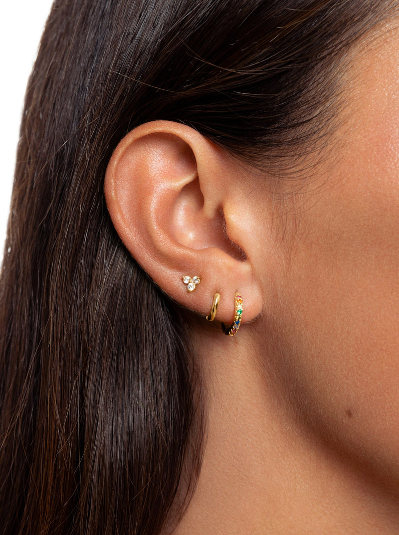 Colors Gold Hoop Earrings