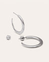 Imagen detalle de Boucles d'oreilles Créole Cenit Acier