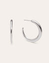 Boucles d'oreilles Créole Cenit Acier