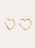 Cuore Gold Hoop Earrings