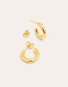 Nairo Gold Hoop Earrings