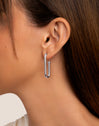 Pipe Hoop Earrings