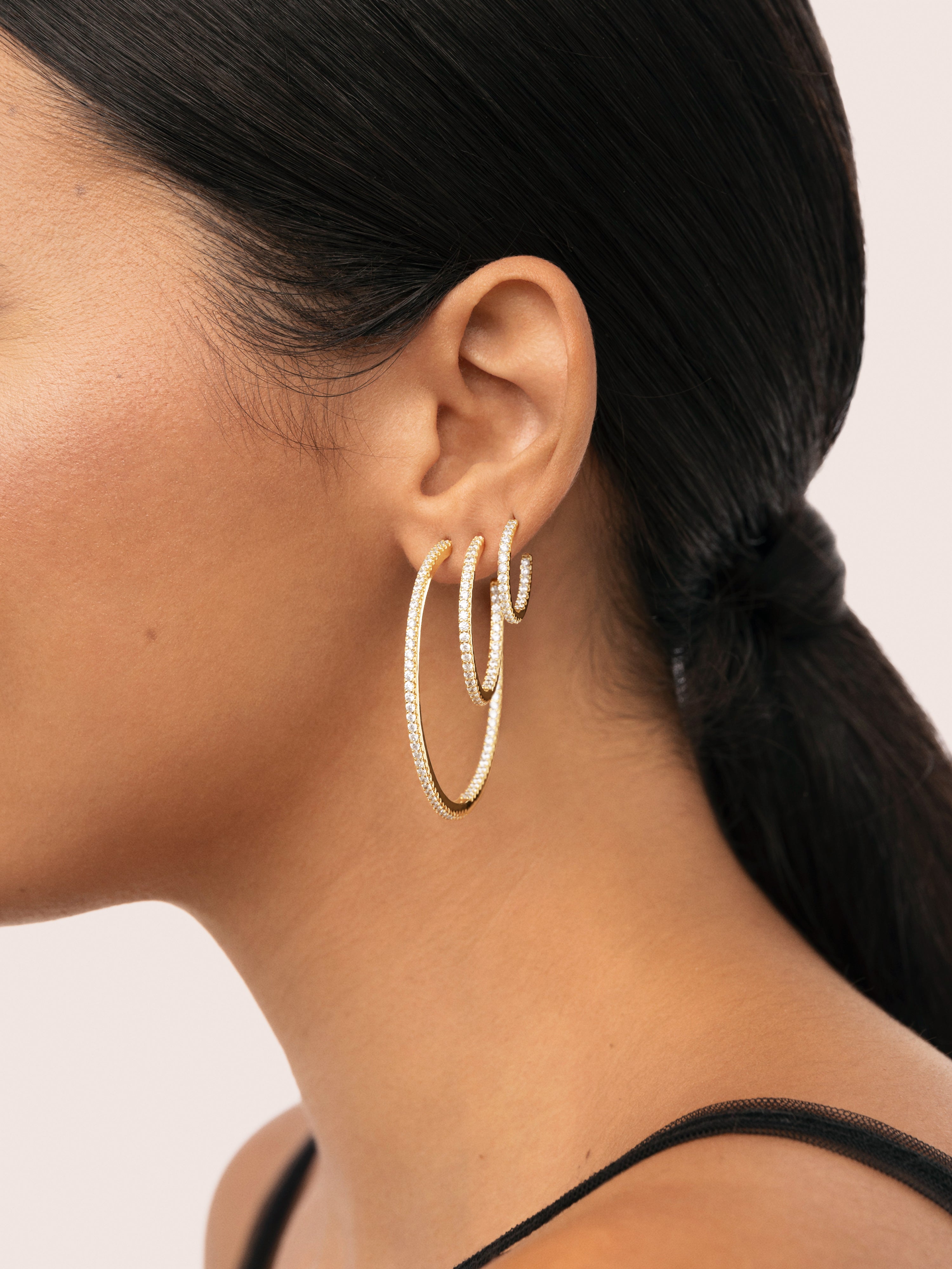 Pendientes Aro Scarlett S Baño Oro