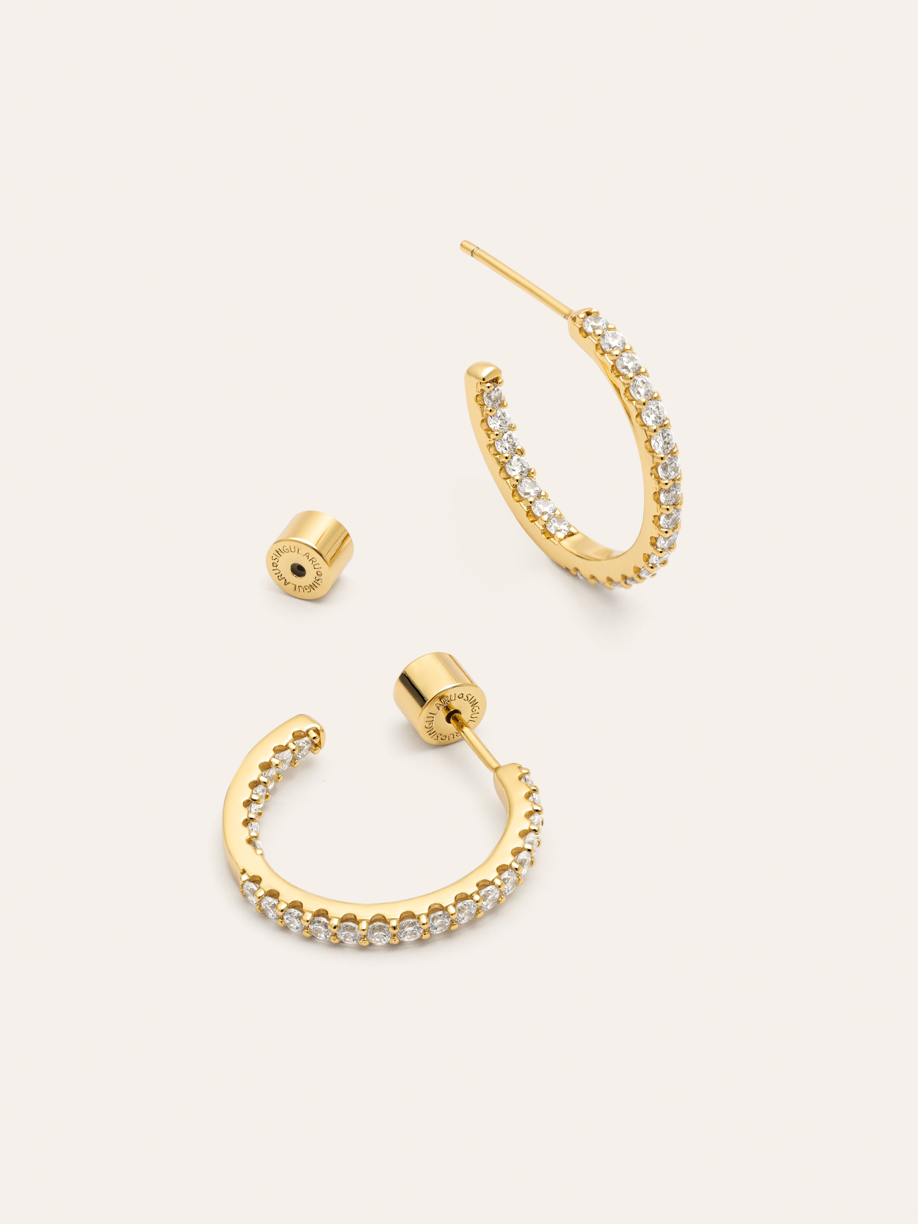 Pendientes Aro Scarlett S Baño Oro