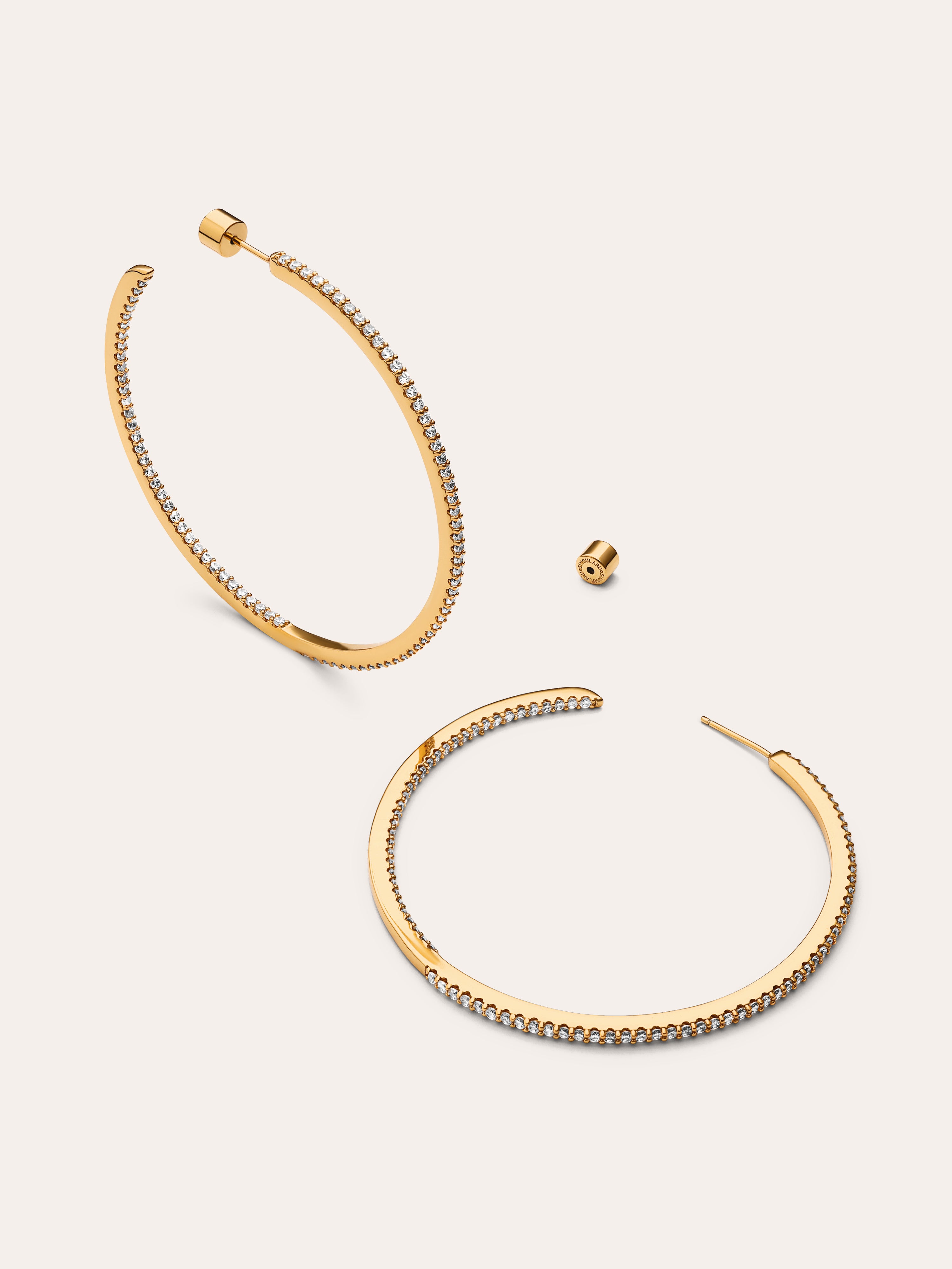 Pendientes Aro Scarlett XL Baño Oro