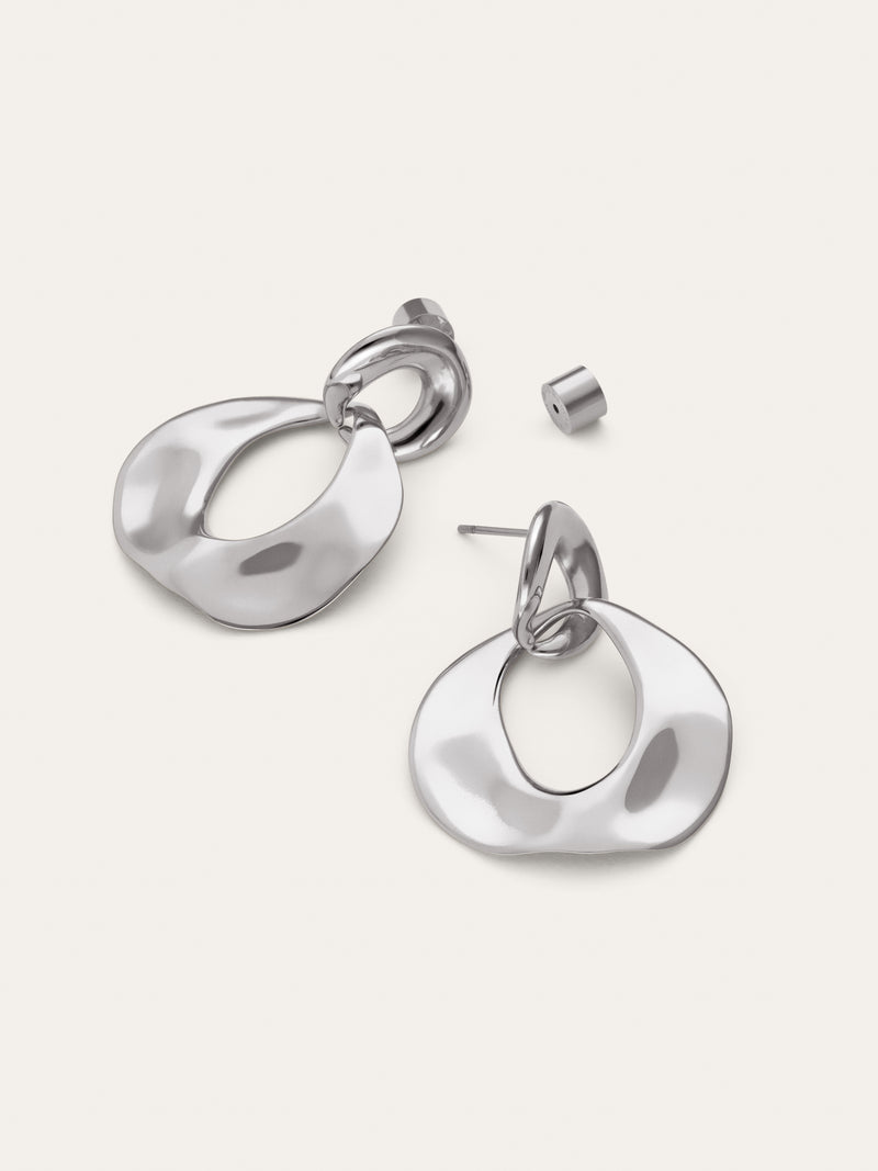 Boucles d'oreilles Azores Sister Acier