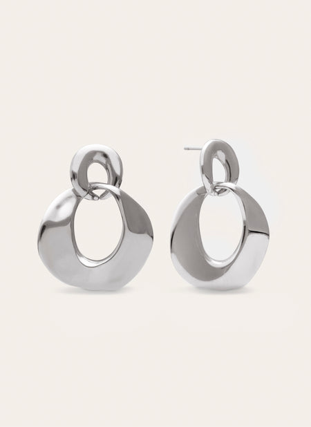 Boucles d'oreilles Azores Sister Acier