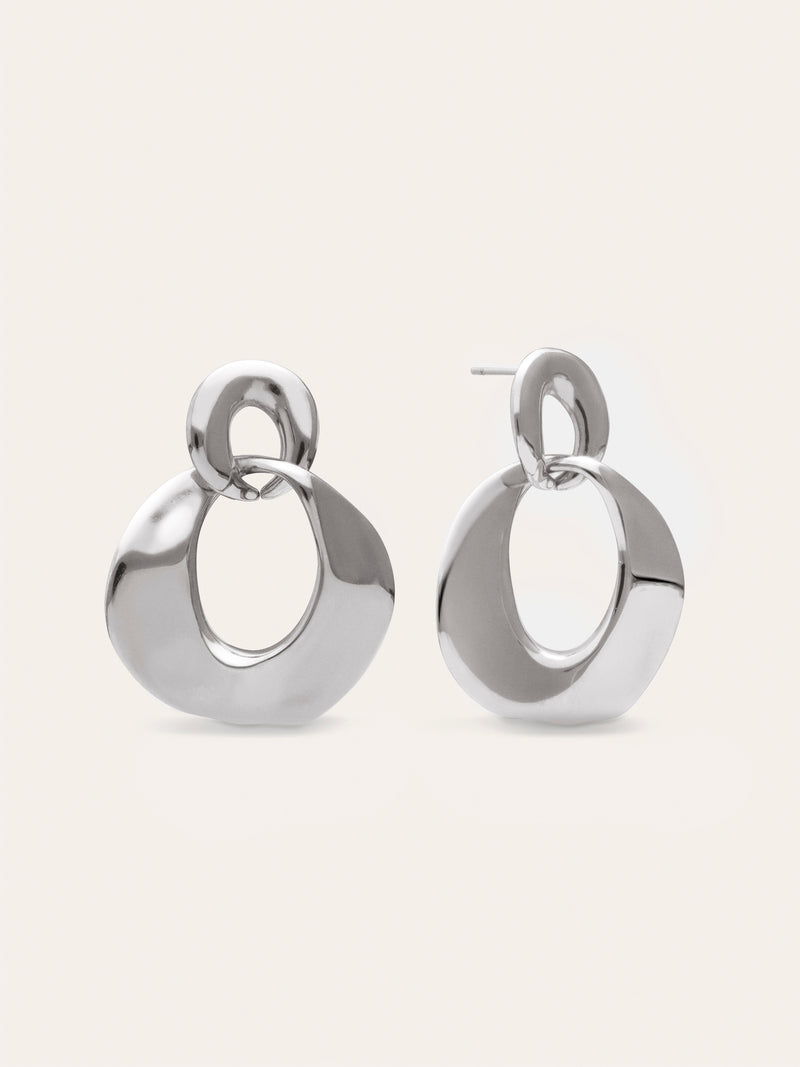 Boucles d'oreilles Azores Sister Acier