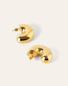 Ballon Stainless Steel Gold Earrings