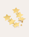 Big Stars Stainless Steel Gold Earrings