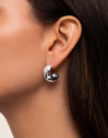 Pendientes Bold Moon Acero