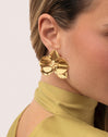 Pendientes Botanic Acero Baño Oro
