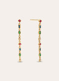 Ohrringe Cascade Colors 18kt Goldbeschichtung