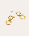 Chain Union Gold Earrings