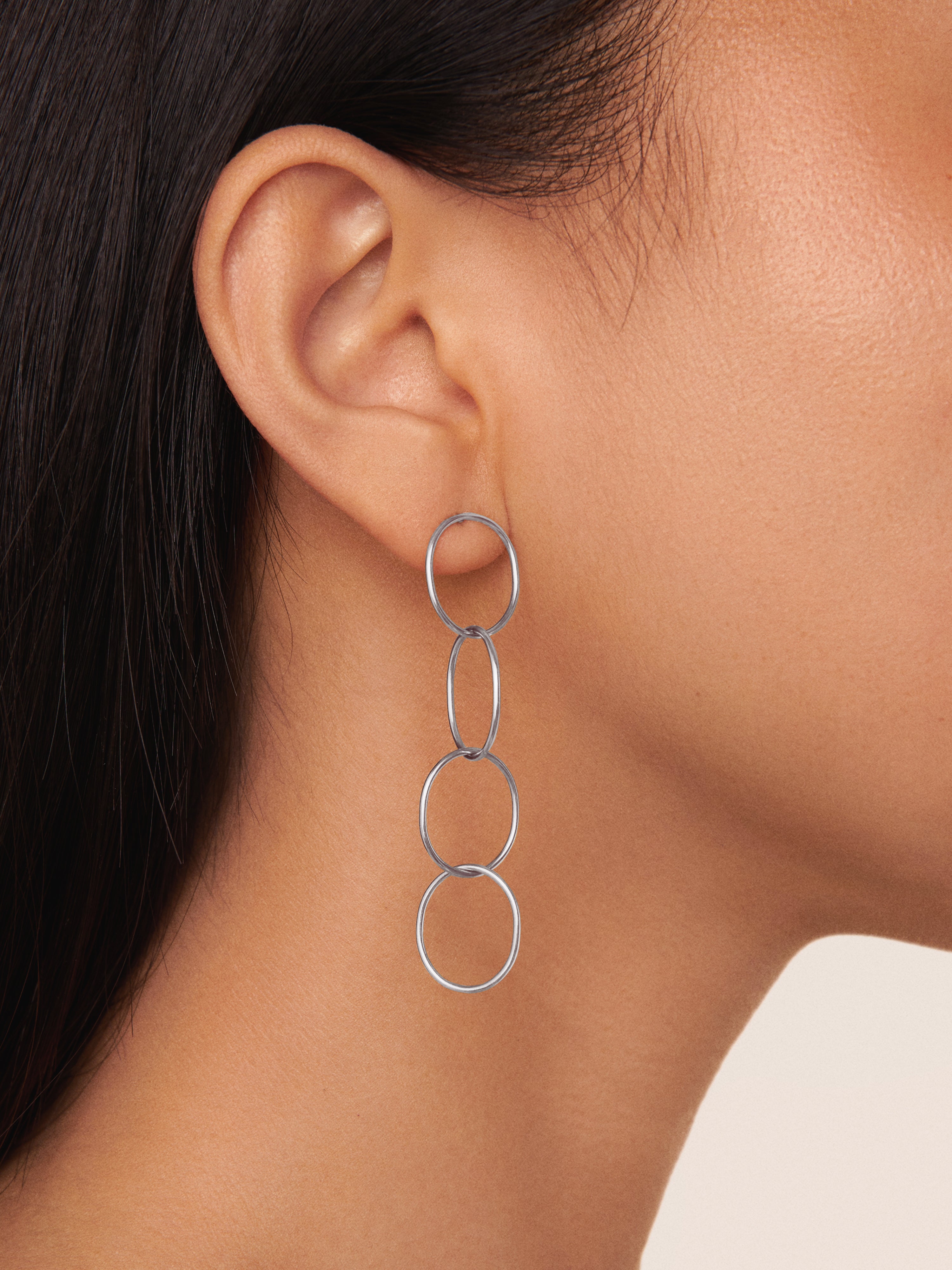 Pendientes Circles & Circles Acero
