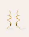 Curl Gold Earrings