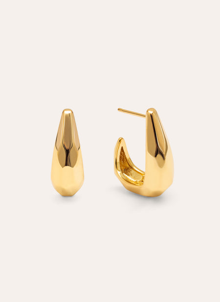 Espresso Gold Earrings 