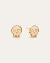 Imagen detalle de Skeleton Enamel Spark Gold-Plated Earrings