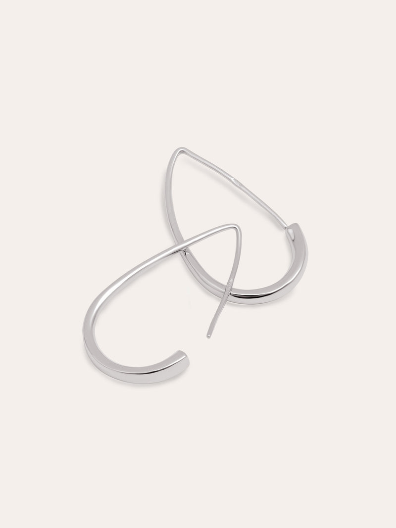 Drop Arch Ohrringe Silber