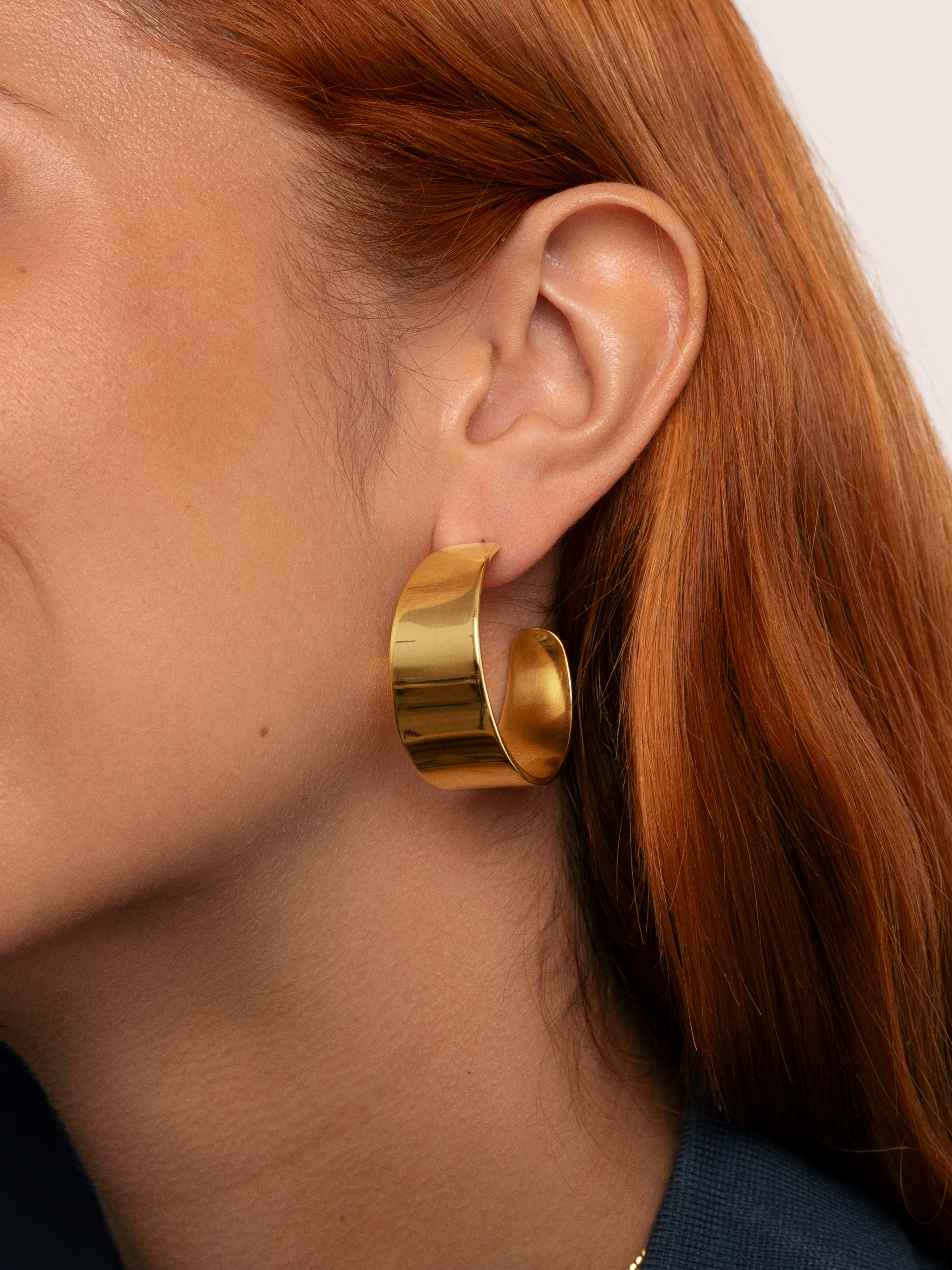 Giorgia Stainless Steel Gold Earrings 