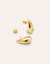 Pendientes Gota Sparks Baño Oro