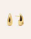 Pendientes Gota Sparks Baño Oro
