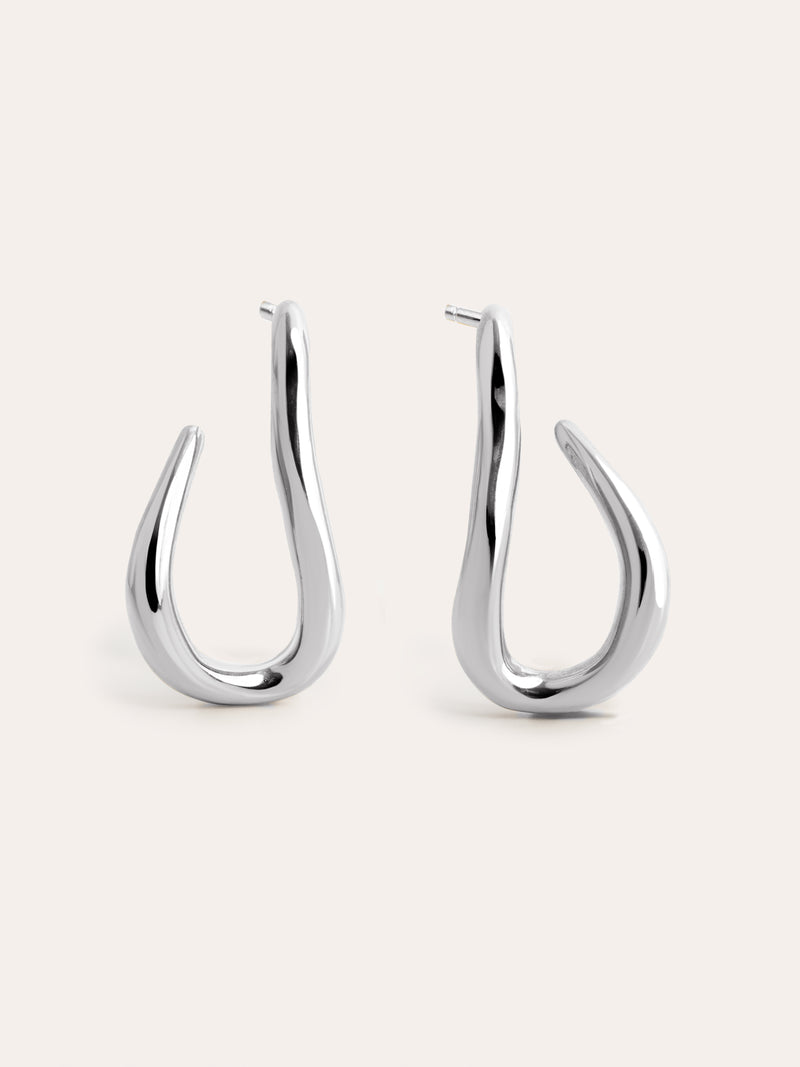 Organic Hook Creolen Edelstahl