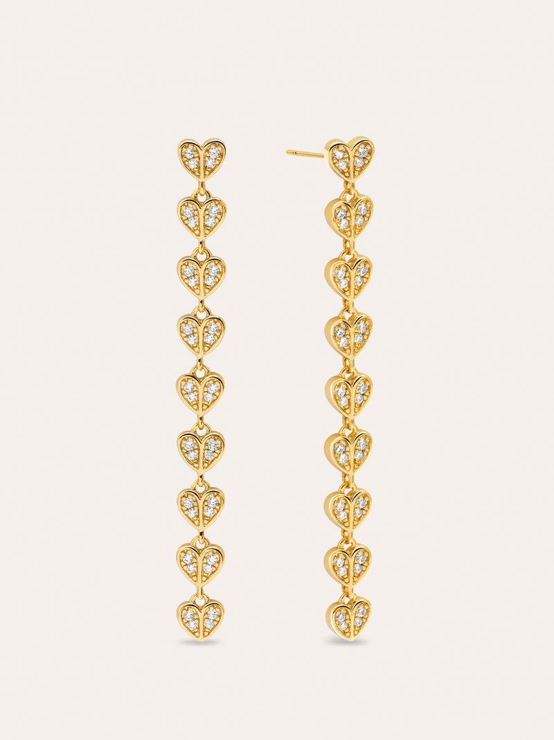 Pendientes In Love Baño Oro