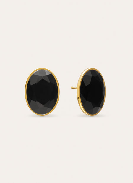 Lena Steel Earrings Gold Plated