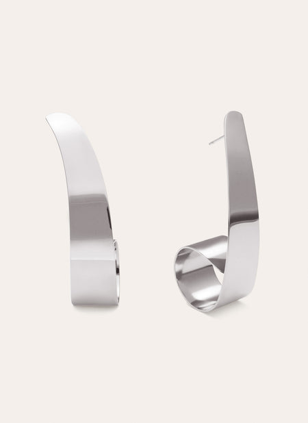 Boucles D'oreilles Long Caracola Acier