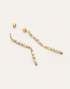 Pendientes Long Iris Baño Oro
