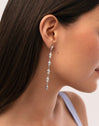 Pendientes Long Mar Acero