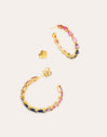 Mia Berries Gold Hoop Earrings