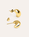 Pendientes Rain Baño Oro
