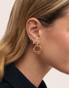 Oria Colors Gold Earrings