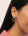 Oria Colors Gold Earrings