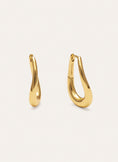 Boucles D’oreilles Créoles Paloma Plaqué Or