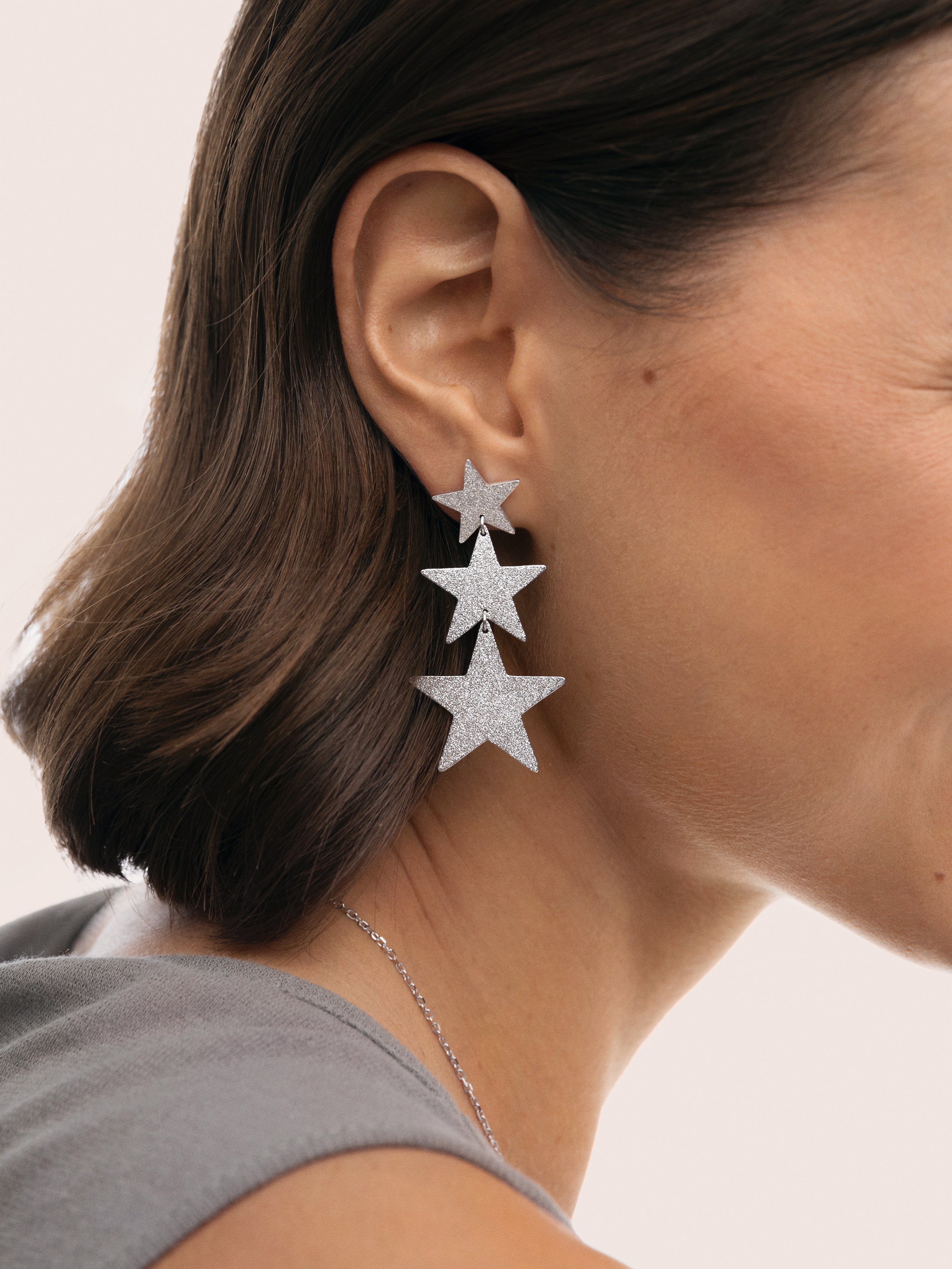 Pendientes Shinning Stars Acero